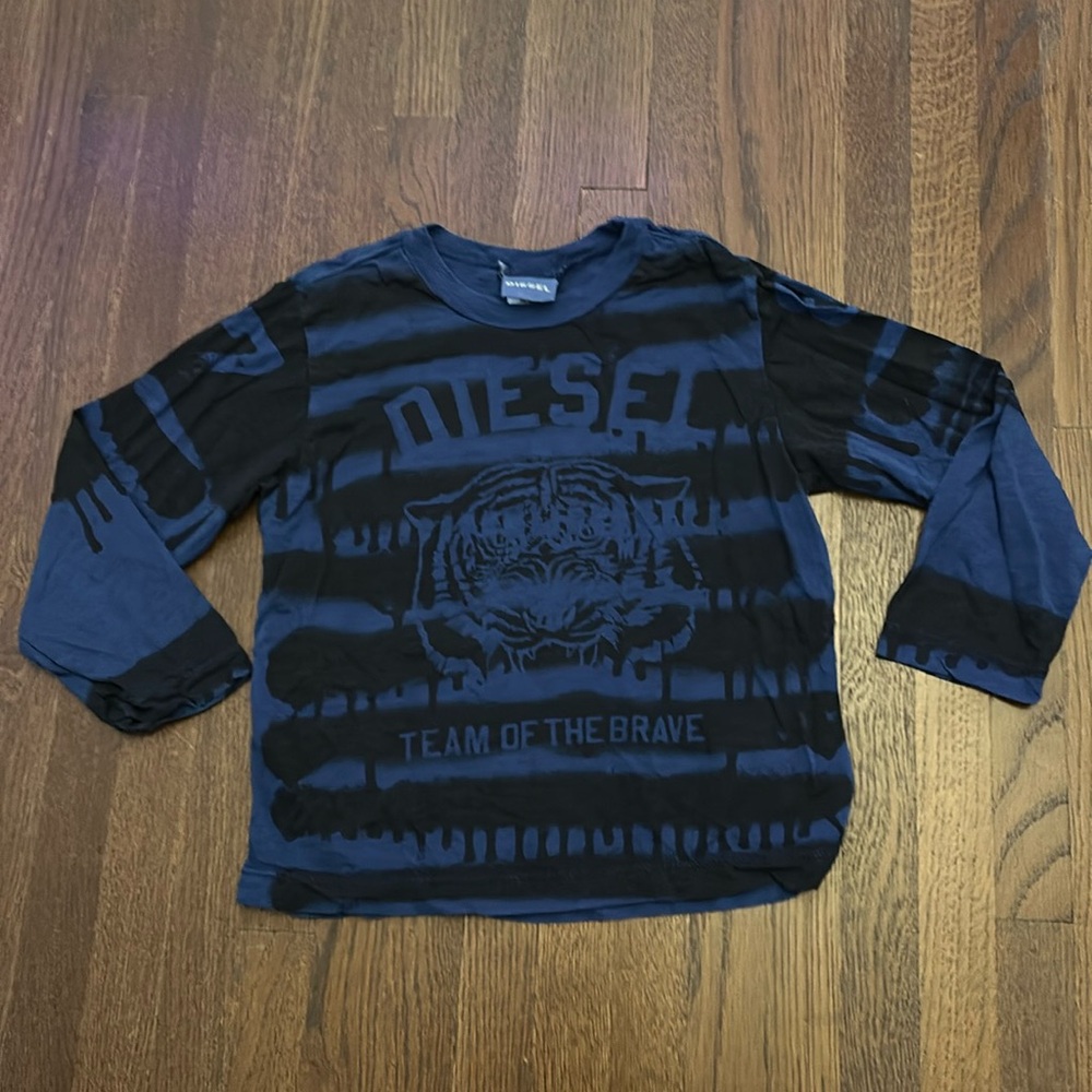 Diesel Boy’s Long Sleeve Boy’s Size 3 Tiger Shirt
